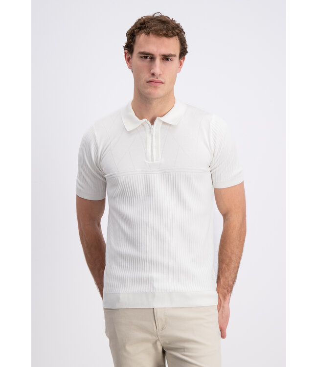 Gabbiano 2365203 Aerik Polo shortsleeve knitted with zipper