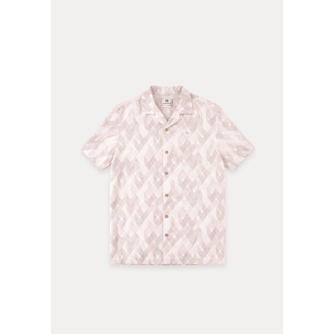 Gabbiano 3365316 Roman Shirt shortsleeve all over printed resort collar