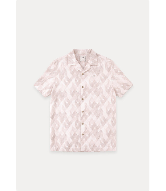 Gabbiano 3365316 Roman Shirt shortsleeve all over printed resort collar