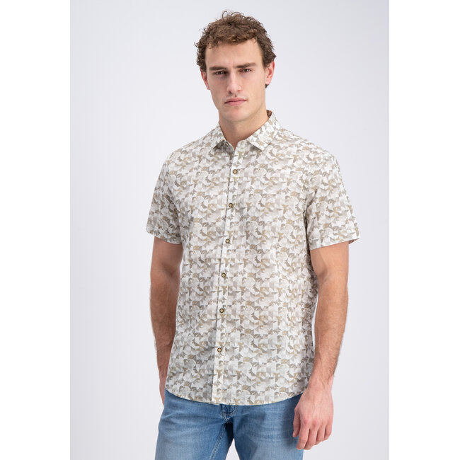 Gabbiano 3365306 Palor Shirt shortsleeve all over print poplin