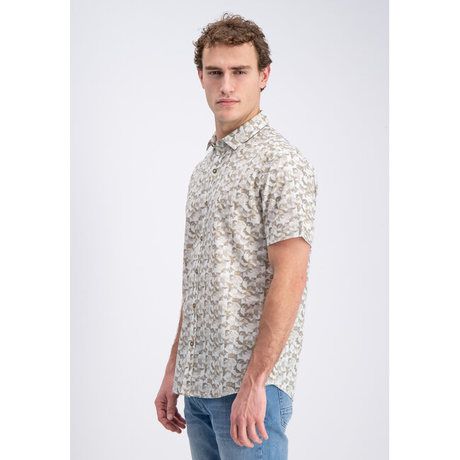 Gabbiano 3365306 Palor Shirt shortsleeve all over print poplin
