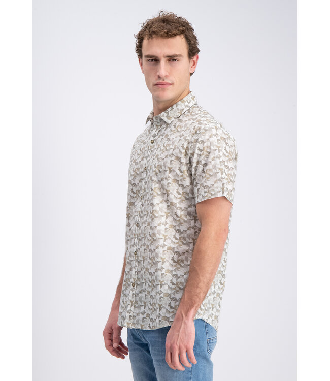 Gabbiano 3365306 Palor Shirt shortsleeve all over print poplin