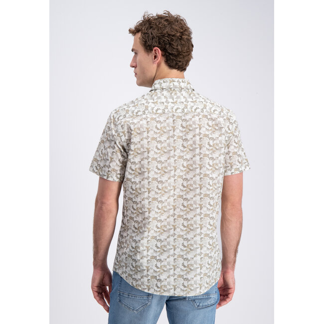 Gabbiano 3365306 Palor Shirt shortsleeve all over print poplin
