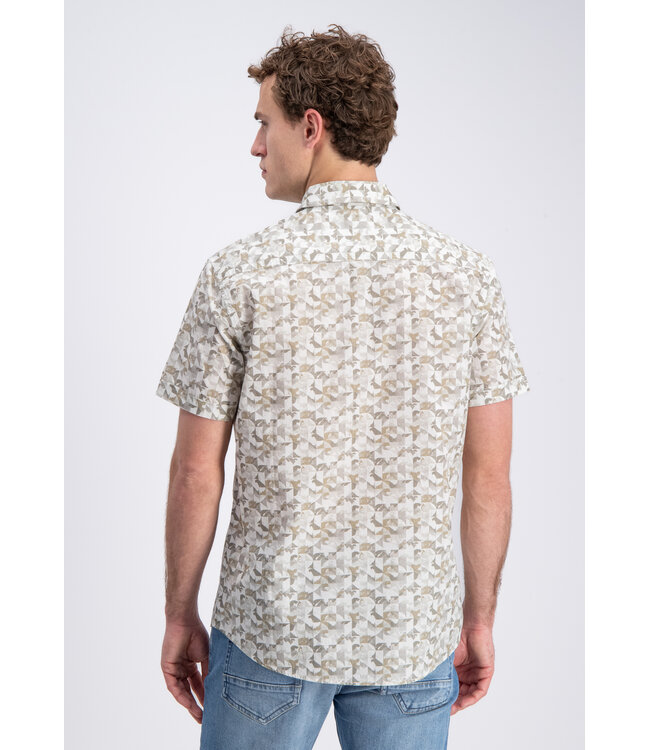 Gabbiano 3365306 Palor Shirt shortsleeve all over print poplin
