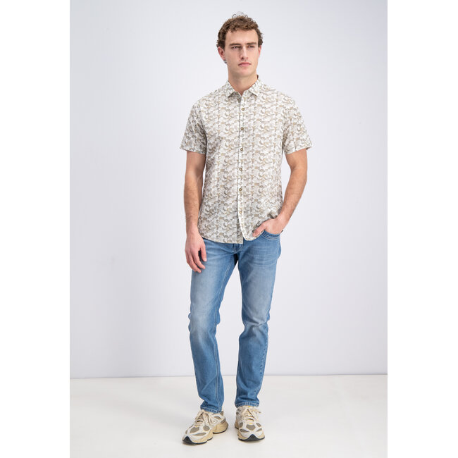 Gabbiano 3365306 Palor Shirt shortsleeve all over print poplin