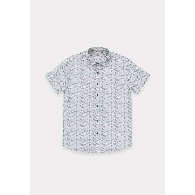 Gabbiano 3365306 Palor Shirt shortsleeve all over print poplin