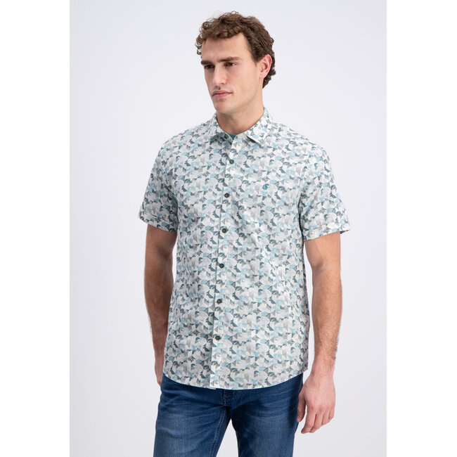 Gabbiano 3365306 Palor Shirt shortsleeve all over print poplin