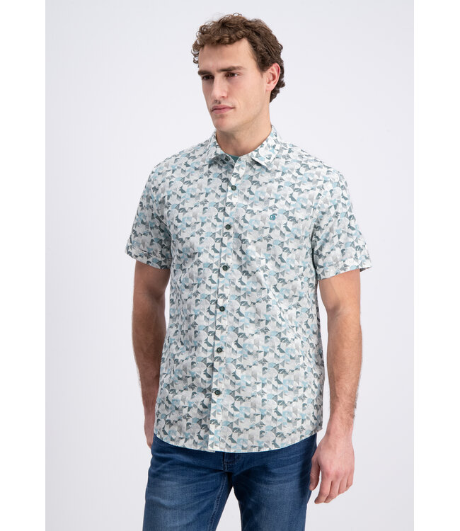Gabbiano 3365306 Palor Shirt shortsleeve all over print poplin