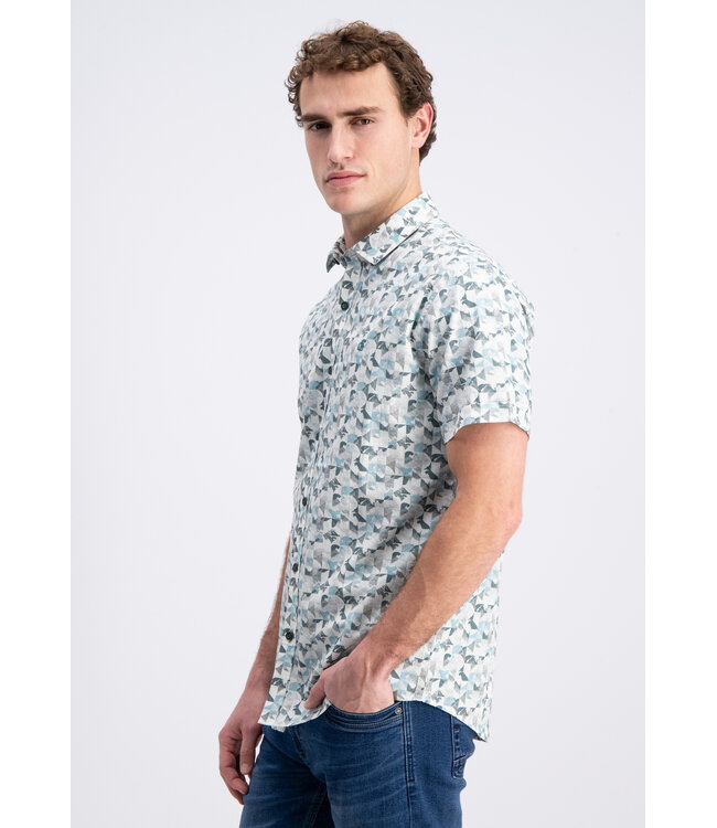 Gabbiano 3365306 Palor Shirt shortsleeve all over print poplin