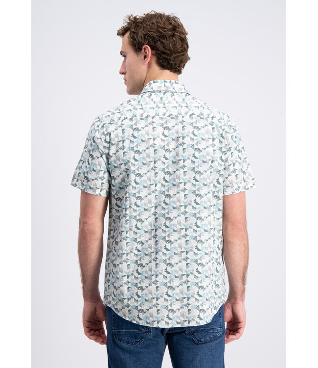 Gabbiano 3365306 Palor Shirt shortsleeve all over print poplin