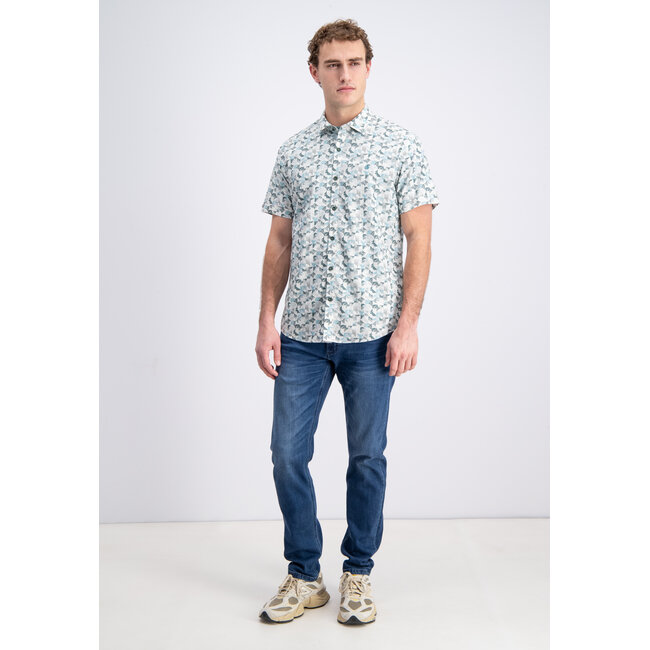 Gabbiano 3365306 Palor Shirt shortsleeve all over print poplin