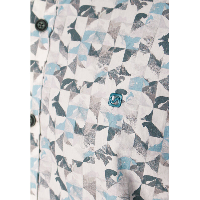 Gabbiano 3365306 Palor Shirt shortsleeve all over print poplin