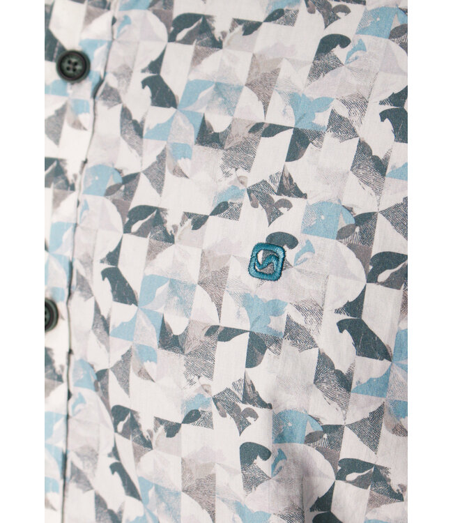 Gabbiano 3365306 Palor Shirt shortsleeve all over print poplin