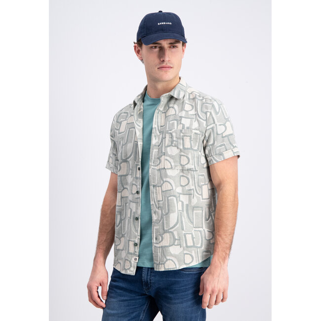 Gabbiano 3365305 Kitt Shirt shortsleeve jacquard structure