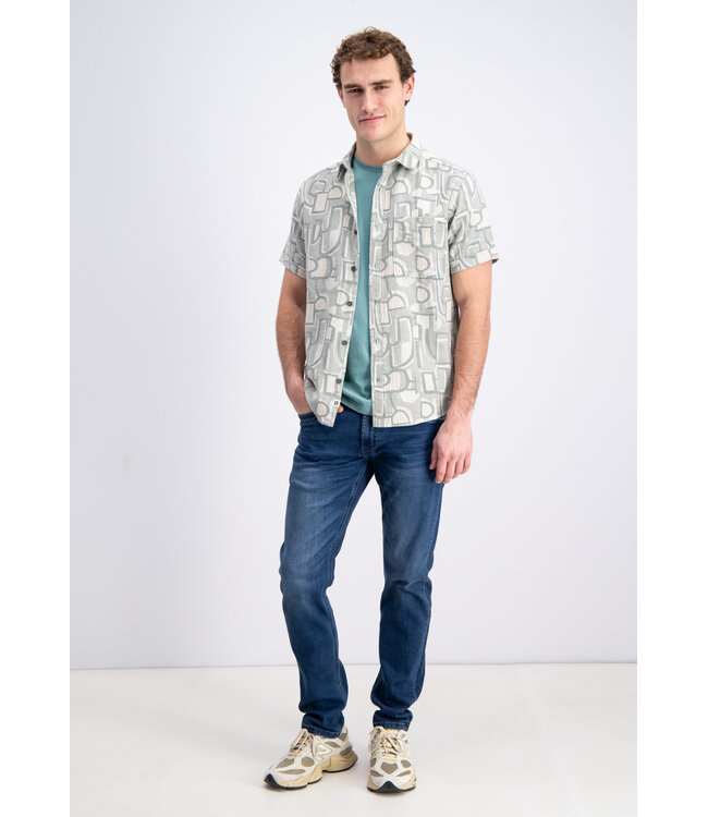 Gabbiano 3365305 Kitt Shirt shortsleeve jacquard structure