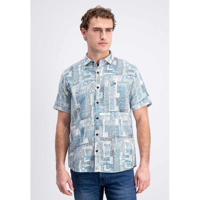 Gabbiano 3365304 Branik Shirt shortsleeve all over print slub