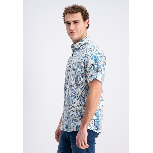 Gabbiano 3365304 Branik Shirt shortsleeve all over print slub