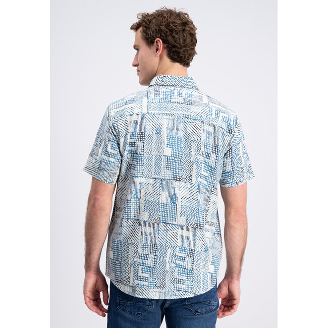Gabbiano 3365304 Branik Shirt shortsleeve all over print slub