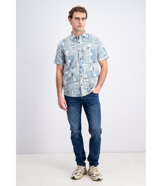 Gabbiano 3365304 Branik Shirt shortsleeve all over print slub