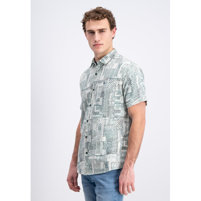 Gabbiano 3365304 Branik Shirt shortsleeve all over print slub