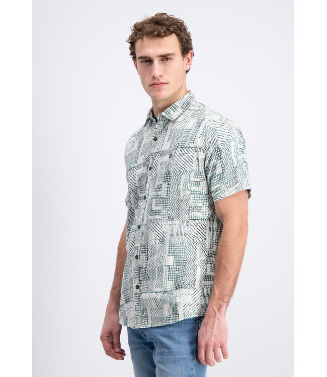 Gabbiano 3365304 Branik Shirt shortsleeve all over print slub