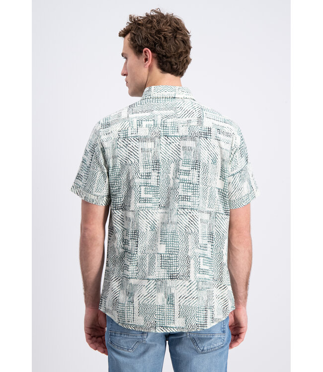 Gabbiano 3365304 Branik Shirt shortsleeve all over print slub