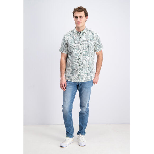 Gabbiano 3365304 Branik Shirt shortsleeve all over print slub