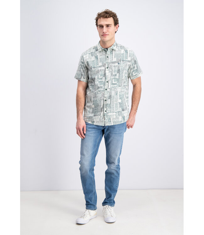 Gabbiano 3365304 Branik Shirt shortsleeve all over print slub