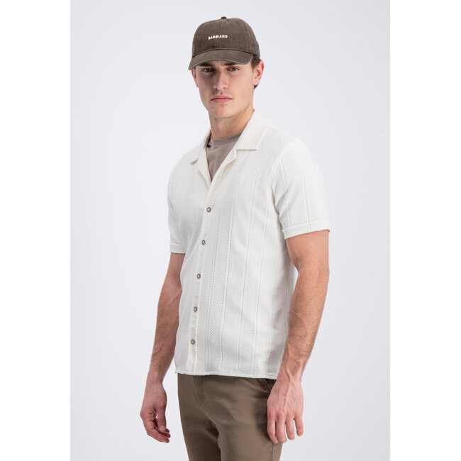 Gabbiano 3365302 Dalven Shirt shortsleeve jacquard resort collar