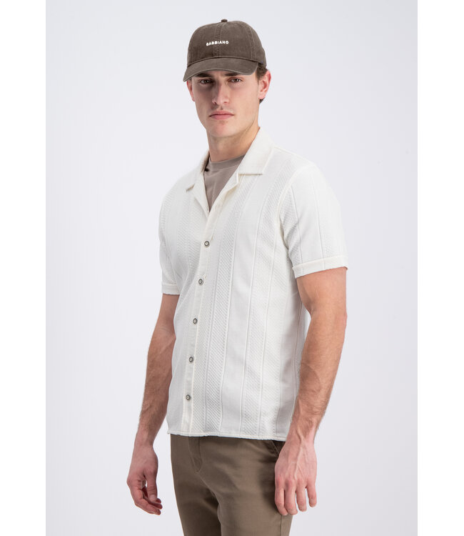 Gabbiano 3365302 Dalven Shirt shortsleeve jacquard resort collar