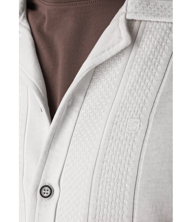 Gabbiano 3365302 Dalven Shirt shortsleeve jacquard resort collar