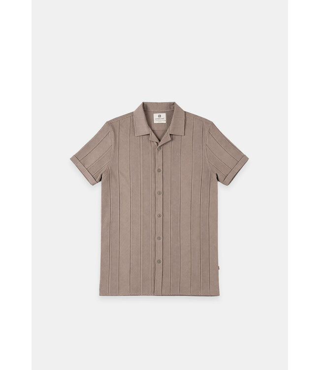 Gabbiano 3365302 Dalven Shirt shortsleeve jacquard resort collar