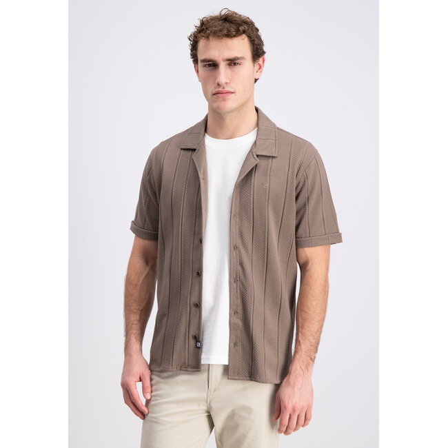 Gabbiano 3365302 Dalven Shirt shortsleeve jacquard resort collar