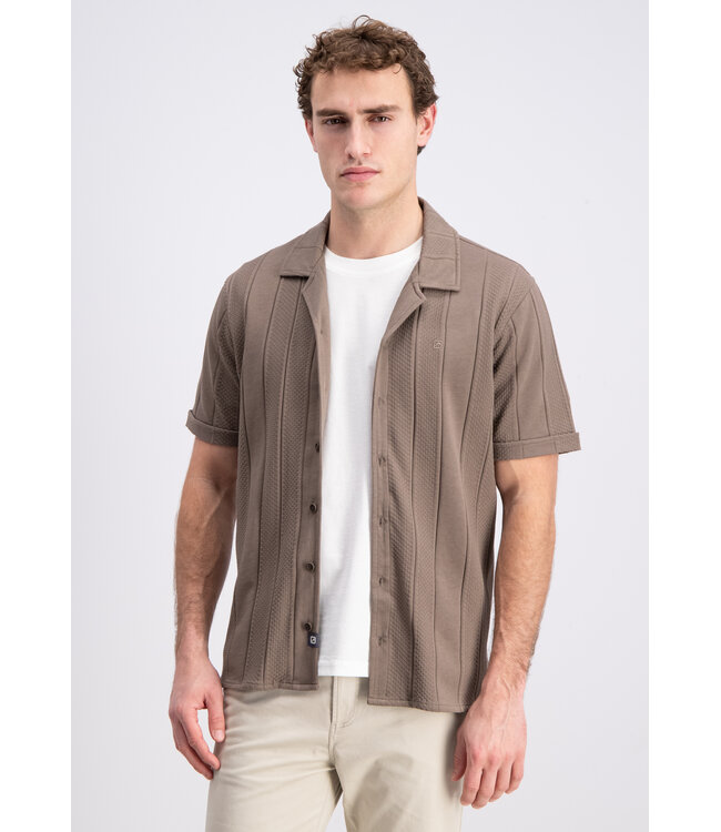 Gabbiano 3365302 Dalven Shirt shortsleeve jacquard resort collar