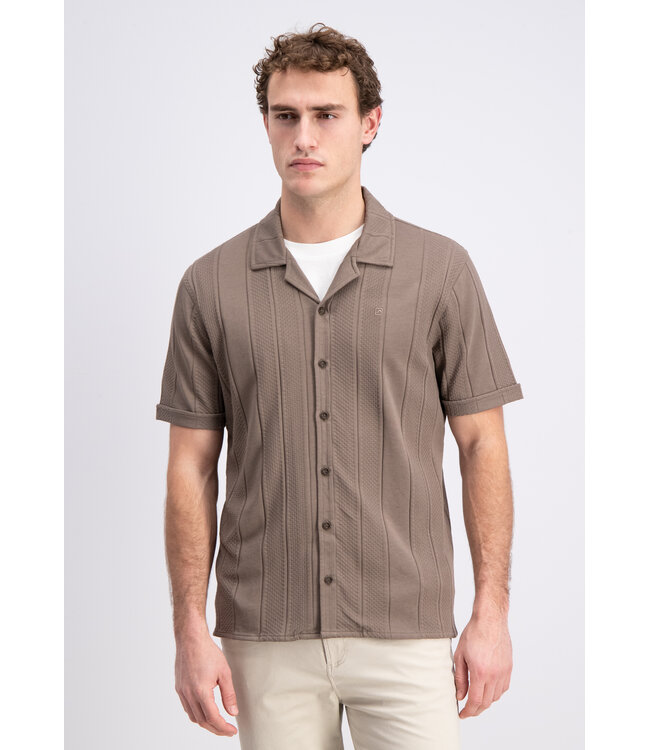Gabbiano 3365302 Dalven Shirt shortsleeve jacquard resort collar