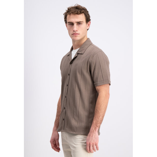 Gabbiano 3365302 Dalven Shirt shortsleeve jacquard resort collar