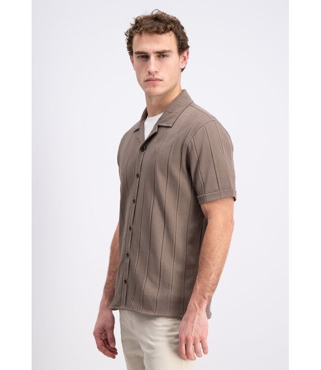 Gabbiano 3365302 Dalven Shirt shortsleeve jacquard resort collar