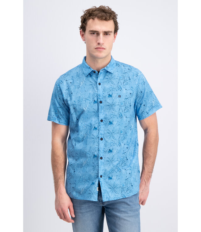 Gabbiano 3365300 Kovar Shirt shortsleeve all over print slub