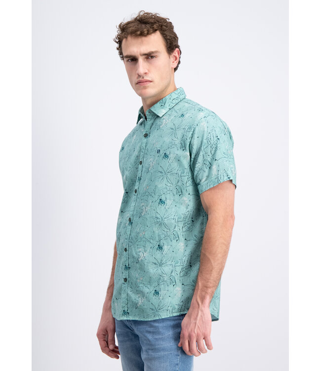 Gabbiano 3365300 Kovar Shirt shortsleeve all over print slub