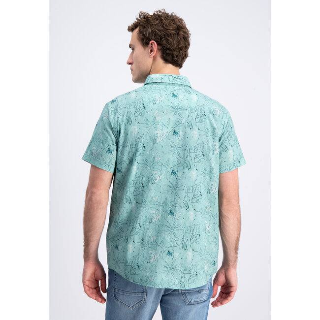 Gabbiano 3365300 Kovar Shirt shortsleeve all over print slub
