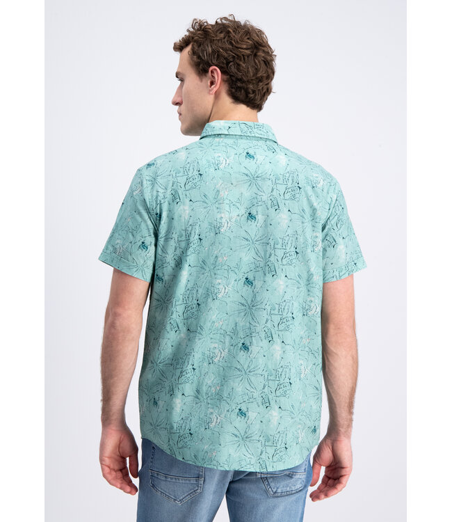 Gabbiano 3365300 Kovar Shirt shortsleeve all over print slub