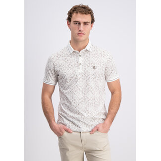 Gabbiano 2365205 Tylor Polo shortsleeve pique all over print geometric
