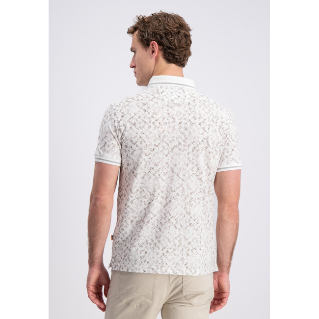 Gabbiano 2365205 Tylor Polo shortsleeve pique all over print geometric