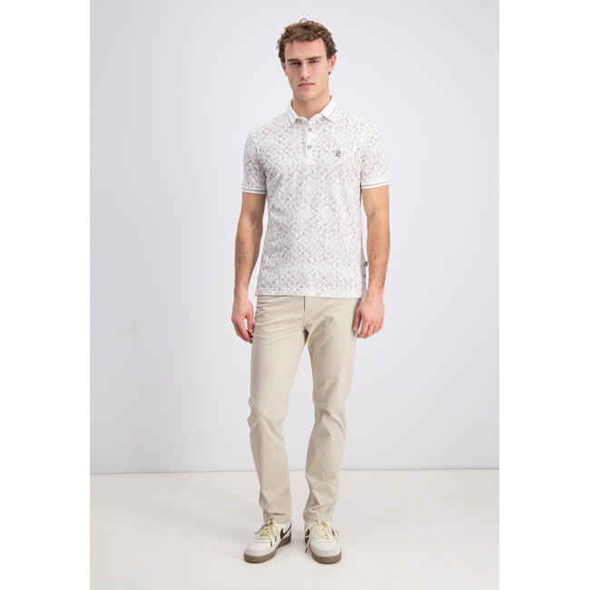 Gabbiano 2365205 Tylor Polo shortsleeve pique all over print geometric