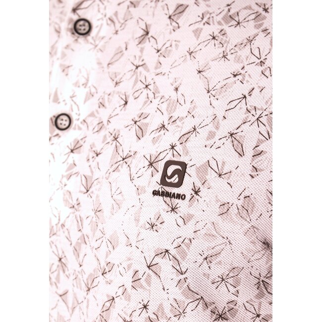 Gabbiano 2365205 Tylor Polo shortsleeve pique all over print geometric