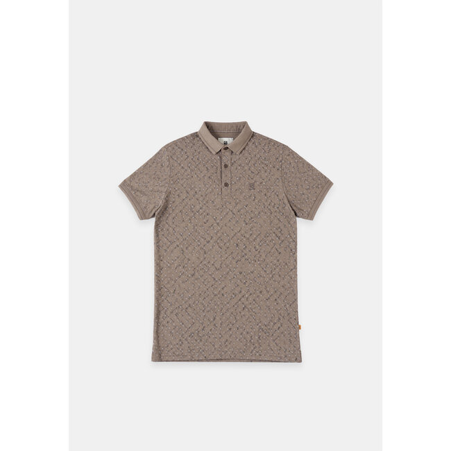 Gabbiano 2365205 Tylor Polo shortsleeve pique all over print geometric