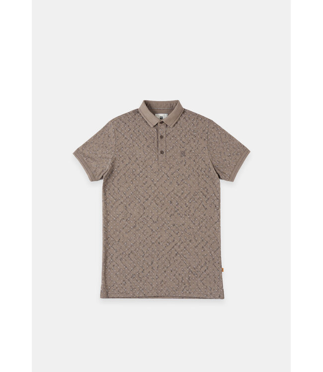 Gabbiano 2365205 Tylor Polo shortsleeve pique all over print geometric