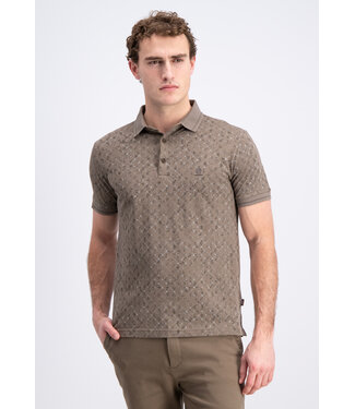 Gabbiano 2365205 Tylor Polo shortsleeve pique all over print geometric