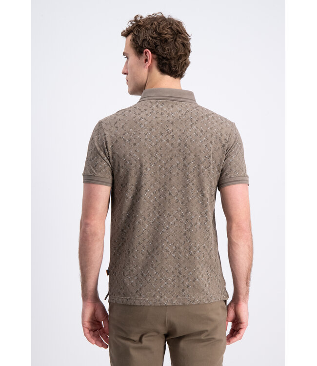 Gabbiano 2365205 Tylor Polo shortsleeve pique all over print geometric