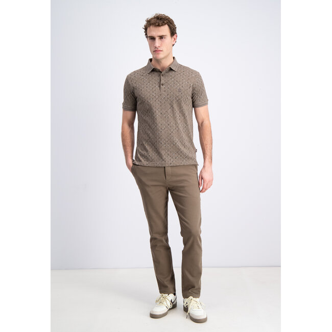 Gabbiano 2365205 Tylor Polo shortsleeve pique all over print geometric